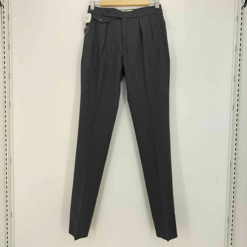 ポロバイラルフローレン Polo by RALPH LAUREN Polo Striped Wool 3-Piece Suit 旧タグ復刻 イタリア製 ウールギャバ ピンストライプ 3ピース 2B テーラードジャケット シンチバックベスト サイドアジャスター 2タック スラックス セットアップ メンズ  36S